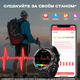 Годинник Smart Advanture з компасом OLED 1.53 чорний фітнес трекер пульс тиск кисень дзвінки, тонометр 22 мм 5 атм VE-33