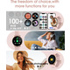 Уцінка Жіночий смарт-годинник TUYOMA Smartwatch з 1,3-дюймовим сенсорним екраном та функцією телефону