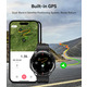 Смарт-годинник OUKITEL BT12 Military Black: AMOLED 1.43", GPS, 5ATM, Компас, Альтиметр — Тактичний годинник з функцією дзвінків