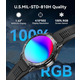 Смарт-годинник OUKITEL BT12 Military Black: AMOLED 1.43", GPS, 5ATM, Компас, Альтиметр — Тактичний годинник з функцією дзвінків