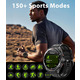 Смарт-годинник OUKITEL BT12 Military Black: AMOLED 1.43", GPS, 5ATM, Компас, Альтиметр — Тактичний годинник з функцією дзвінків