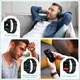Розумний смарт-годинник 44 мм Fitness Tracker F2S AIX з тонометром, термометром та вологозахистом 5 АТМ, чорний