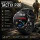 Смарт-годинник Fitwell T30 Black водонепроникний спортивний з Bluetooth дзвінками AMOLED 1.6'' та потужним акумулятором 600 мАг