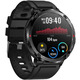 Смарт-годинник Fitwell T30 Black водонепроникний спортивний з Bluetooth дзвінками AMOLED 1.6'' та потужним акумулятором 600 мАг