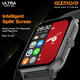 Розумний годинник GIZMORE GizFit 910 Ultra BT для дзвінків із 1,69-дюймовим HD-дисплеєм | Розділений екран, спортивний режим 60+ (