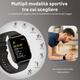 Смарт годинник ASWEE KM13 PRO Black для чоловіків і жінок з телефонними дзвінками. Екран 1,83 дюйма, сумісний з Android та iOS