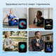 Смарт-годинник YHE BP Doctor Pro Black: розумний фітнес-годинник із запатентованою манжетою тонометра, AMOLED, Android/iOS