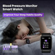 Смарт-годинник YHE BP Doctor Pro Black: розумний фітнес-годинник із запатентованою манжетою тонометра, AMOLED, Android/iOS