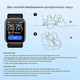 Смарт-годинник YHE BP Doctor Pro Black: розумний фітнес-годинник із запатентованою манжетою тонометра, AMOLED, Android/iOS