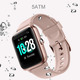 Розумний годинник Ulefone Watch рожевий 50-денний час роботи від батареї, водонепроникний 5ATM, смарт-годинник з 1,3-дюймовим HD