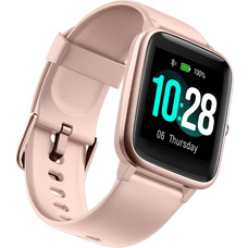 Розумний годинник Ulefone Watch рожевий 50-денний час роботи від батареї, водонепроникний 5ATM, смарт-годинник з 1,3-дюймовим HD