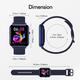 Смарт-годинник ASWEE Smart Watch, фітнес-трекер з цілодобовим пульсом, киснем у крові, артеріальним тиском, монітором сну, 1,69-дю
