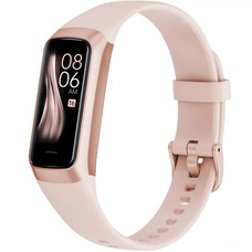Фітнес Браслет Smart Band C60 Bluetooth /Пульсомір/Тонометр/ Розово -Золотий