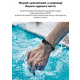Фітнес Браслет Smart Band C60 Bluetooth /Пульсомір/Тонометр/ Розово -Золотий