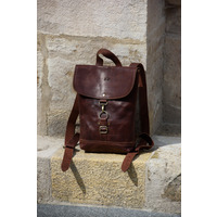 Шкіряний Коричневий Унісекс Рюкзак ACTUS O