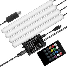 LED підсвітка для автомобіля RGB LED USB 5V із пультом Інтер'єр автомобіля 72 LED Light Bar Strip
