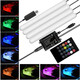 LED підсвітка для автомобіля RGB LED USB 5V із пультом Інтер'єр автомобіля 72 LED Light Bar Strip