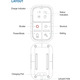 Бездротовий смарт-пульт YOCTOP для GoPro Hero 12/11/10/9/8/MAX | LED-екран, дистанційне керування до 50 м, водозахист