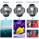 Підводний купол DOME PORT від SHOOT для камер GoPro Hero 5, 6, 7 з блендою і змінними фільтрами XTGP376X