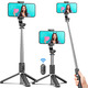 Монопод Selfie Stick штатив для селфі з Bluetooth-підставкою 4 в 1, висувна та портативна селфі-палиця