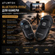 Bluetooth-пульт для селфі ATUMTEK (Набір 2 шт.) Бездротова кнопка затвора камери для iPhone та Android Чорний