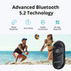 Bluetooth-пульт для селфі ATUMTEK (Набір 2 шт.) Бездротова кнопка затвора камери для iPhone та Android Чорний
