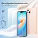 Чохол CASEKOO для Apple iPhone 13 із захисним склом, ультратонкий, ударостійкий, захист камери,стійкий до подряпин