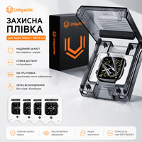 Захисна плівка UniqueMe для Apple Watch 40/41 мм HD TPU комплект 4 шт. гідрогелева плівка екрана iWatch SE/9/8/7/6/5/4