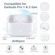 Бездротовий зарядний кейс, сумісний з AirPods Pro 2-го та 1-го покоління - Замінний зарядний чохол для AirPods Pro 1-го та 2-го