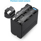 Акумулятор Powerextra NP-F970 / NP-F960 / NP-F950 / NP-F930 8800 мАг для камер Sony, Li-ion