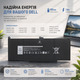 Акумулятор для ноутбука Dell Latitude 7480, 7490, 7280, 7390 батарея F3YGT KG7VF 7.6V 60Wh 5200mAh KXRSII