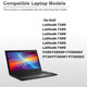 Акумулятор для ноутбука Dell Latitude 7480, 7490, 7280, 7390 батарея F3YGT KG7VF 7.6V 60Wh 5200mAh KXRSII