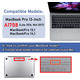 Посилений акумулятор BND A1713 A1708 для MacBook Pro 13 (2016-2020) батарея високої ємності 4781 mAh з інструментами