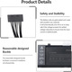 Акумуляторна батарея A1322 для Apple MacBook Pro 13" A1278 (2009-2012) 6000 мАг 10.95V 72Вт·год преміум якості