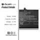 Акумулятор K.KYUER TE03XL HSTNN-UB7A для HP Omen 15-AX, Pavilion 15-BC, 11.55V 61.6Wh 5330mAh Li-Polymer