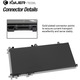 Акумулятор K.KYUER TE03XL HSTNN-UB7A для HP Omen 15-AX, Pavilion 15-BC, 11.55V 61.6Wh 5330mAh Li-Polymer