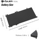 Акумулятор K.KYUER TE03XL HSTNN-UB7A для HP Omen 15-AX, Pavilion 15-BC, 11.55V 61.6Wh 5330mAh Li-Polymer