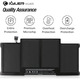 Акумуляторна батарея K KYUER A1496 A1405 A1377 для Apple MacBook Air 13" A1466 A1369 (2010-2017) 7200 мАг 7.6V 55Вт·год