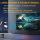Телевізійна антена Smart TV з підсилювачем сигналу 4K 1080P для Smart TV з підсилювачем сигналу, зовнішня антена