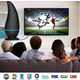 Кімнатна цифрова HD-антена для Smart TV ITBAZ з підсилювачем сигналу 600 миль — ТБ-антена з підтримкою 4K 1080P, Чорна