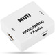 HDMI аудіоекстрактор RGBS HDMI to HDMI + 3.5 мм + RCA, 1080P, HDMI 1.3, аудіоконвертер для TV, PS3, Xbox, DVD, проєктора