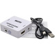 HDMI аудіоекстрактор RGBS HDMI to HDMI + 3.5 мм + RCA, 1080P, HDMI 1.3, аудіоконвертер для TV, PS3, Xbox, DVD, проєктора