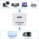 HDMI аудіоекстрактор RGBS HDMI to HDMI + 3.5 мм + RCA, 1080P, HDMI 1.3, аудіоконвертер для TV, PS3, Xbox, DVD, проєктора