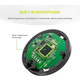 Kinivo BTC480 Bluetooth Hands-Free для авто з роз'ємом Aux (3.5 mm) з магнітним кріпленням і USB зарядкою
