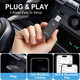 Бездротовий адаптер CarPlay Android Auto 2 в 1 Bluetooth USB Type-C чорний