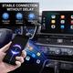 Бездротовий адаптер CarPlay Android Auto 2 в 1 Bluetooth USB Type-C чорний