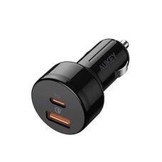 Автомобільний зарядний пристрій Aukey USB-C потужністю 36 Вт