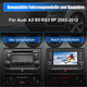 Автомагнітола Автомобільне радіо для Audi A3 8P S3 RS3 2003-2012, система Android 12, 7-дюймовий сенсорний екран, 2G 32G Carplay