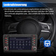 Автомагнітола Автомобільне радіо для Audi A3 8P S3 RS3 2003-2012, система Android 12, 7-дюймовий сенсорний екран, 2G 32G Carplay