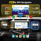 Автомагнітола Магнітола радіо на Android 4+64 ГБ, 1 DIN, з CarPlay та Android Auto Wireless, сенсорний екран Hodozzy 6,9 дюймів